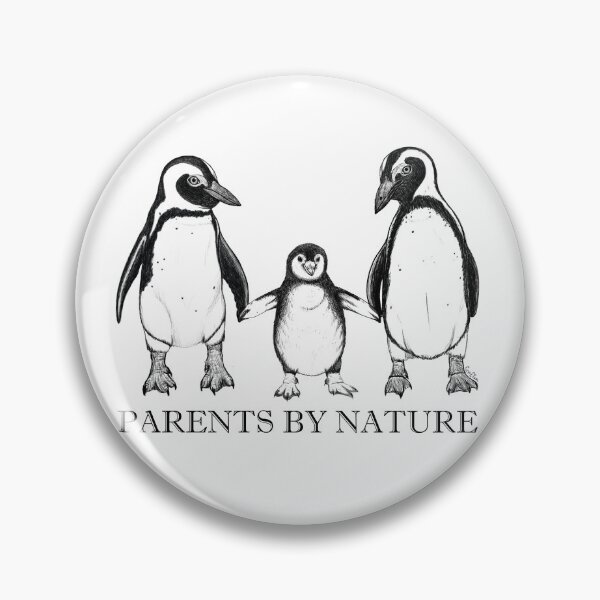 Item preview, Parents by Nature - Humboldt Penguin Parents with Fluffy Chick designed and sold by EcoElsa.