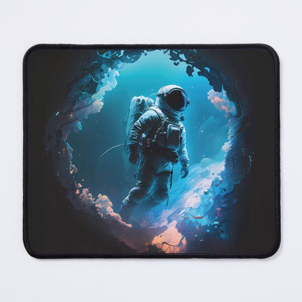 Item preview, Astronaut Portrait AI Artwork designed and sold by Slowerblue.