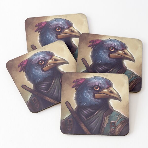 Item preview, Portrait of a Kenku Shopkeep designed and sold by Charles Michael.