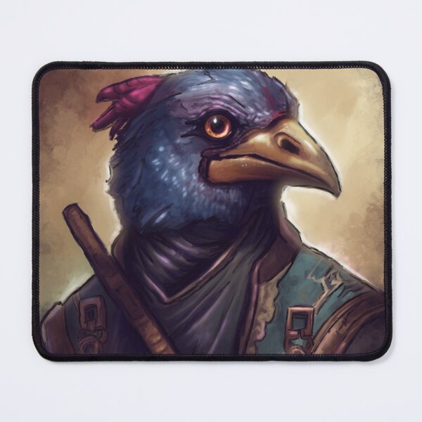 Item preview, Portrait of a Kenku Shopkeep designed and sold by Charles Michael.