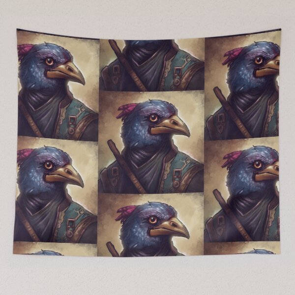 Item preview, Portrait of a Kenku Shopkeep designed and sold by Charles Michael.