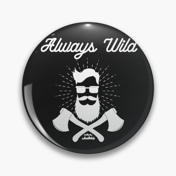 Item preview, Cool Bearded Man With Axes, Bushcraft, Always Wild designed and sold by DansCookout.