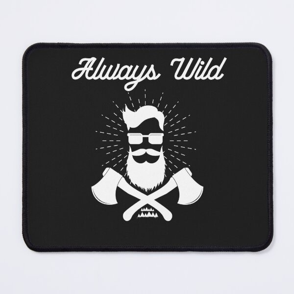 Item preview, Cool Bearded Man With Axes, Bushcraft, Always Wild designed and sold by DansCookout.