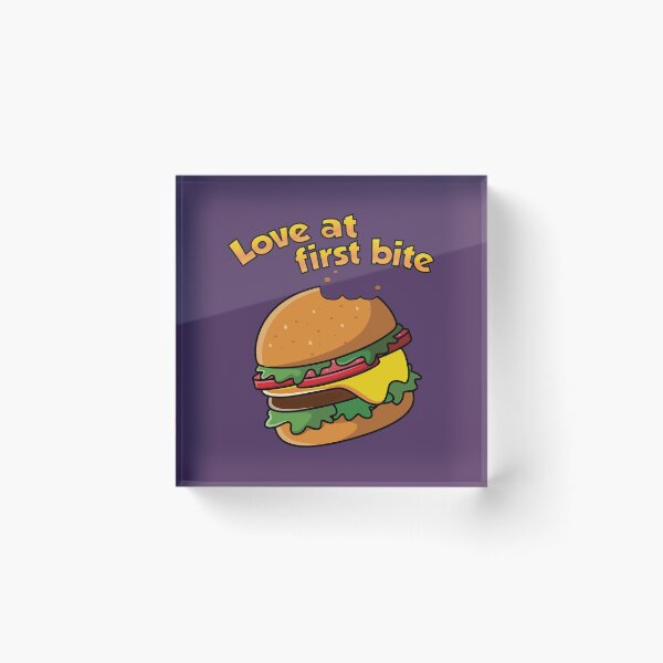 Item preview, Love at first bite cheese burger designed and sold by Donutlovers.