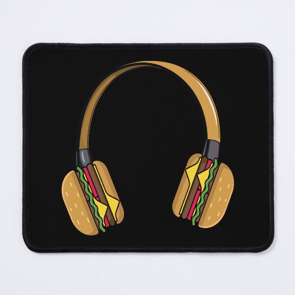 Item preview, Cheese burger headphone music designed and sold by Donutlovers.