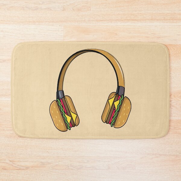 Item preview, Cheese burger headphone music designed and sold by Donutlovers.