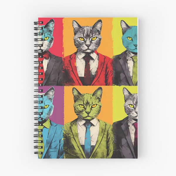 Item preview, Cats in costume pop art Cats in suit designed and sold by MDCGraphics.