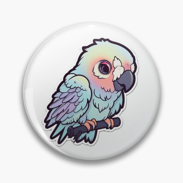 Item preview, Kawaii Parrot - 03 designed and sold by ShadowPawKawaii.
