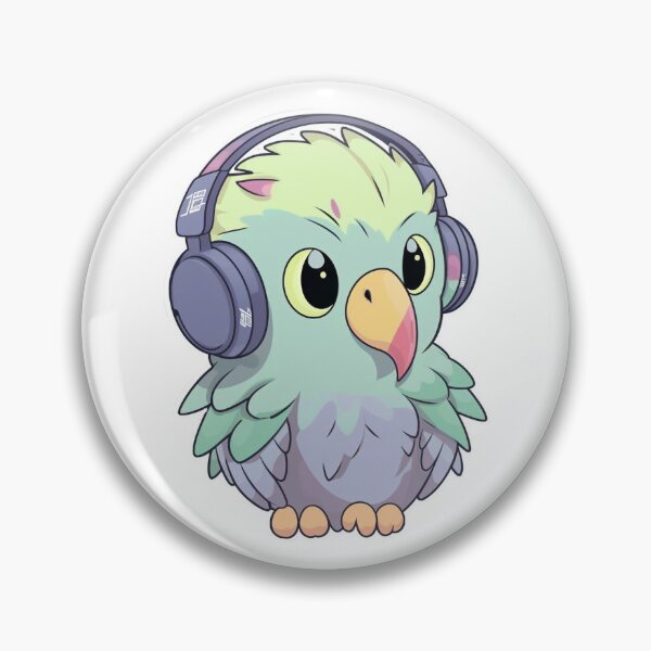 Item preview, Kawaii Parrot - 04 designed and sold by ShadowPawKawaii.