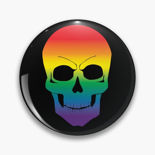 Item preview, Gothic Rainbow Skull  designed and sold by TheirChoice.