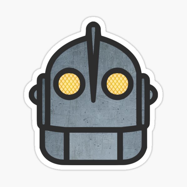 Iron Giant Head Sticker