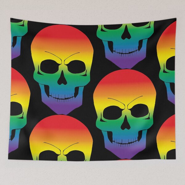 Item preview, Gothic Rainbow Skull  designed and sold by TheirChoice.