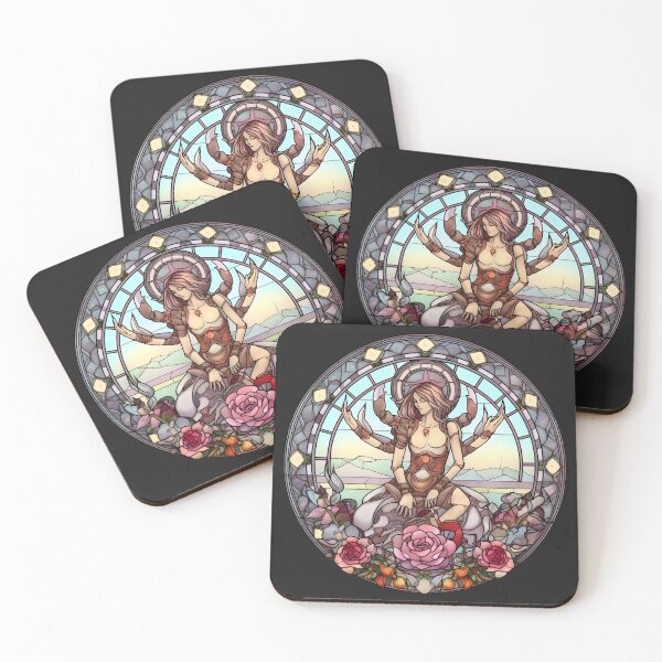 Item preview, Cancer Zodiac Sign Stained Glass Style designed and sold by GeorgiosT.