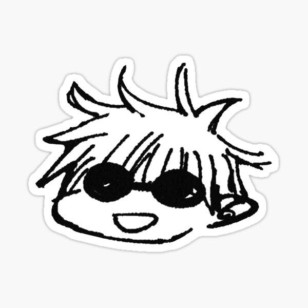 Gojo Satoru Sticker For Sale By Simscribble Redbubble