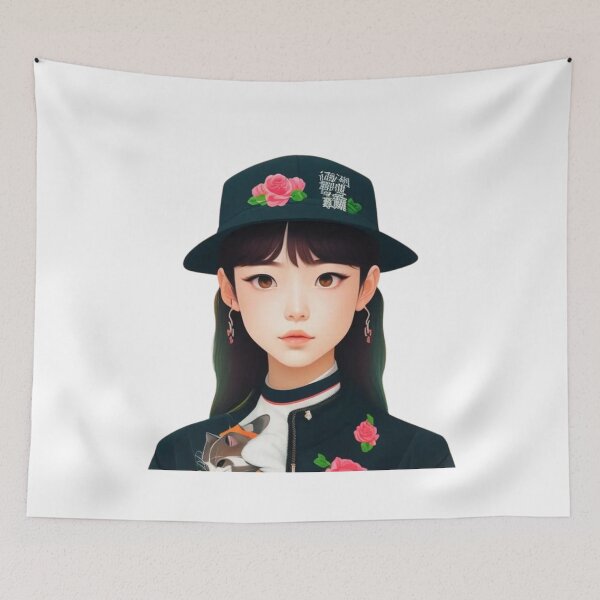 Item preview, Asian Girl designed and sold by Skull Rhiz.