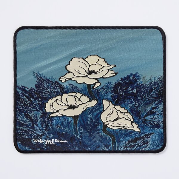 Item preview, White Poppies  designed and sold by Stefania Pellegrino Etreni ArtDesigns.