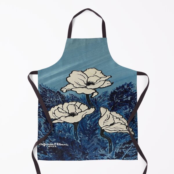 Item preview, White Poppies designed and sold by Stefania Pellegrino Etreni ArtDesigns.