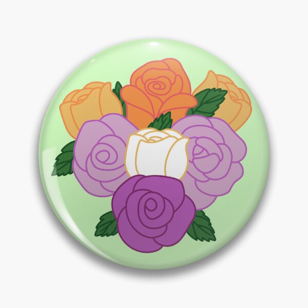 Item preview, Subtle Lesbian Pride Roses  designed and sold by Blatherskite Studios.