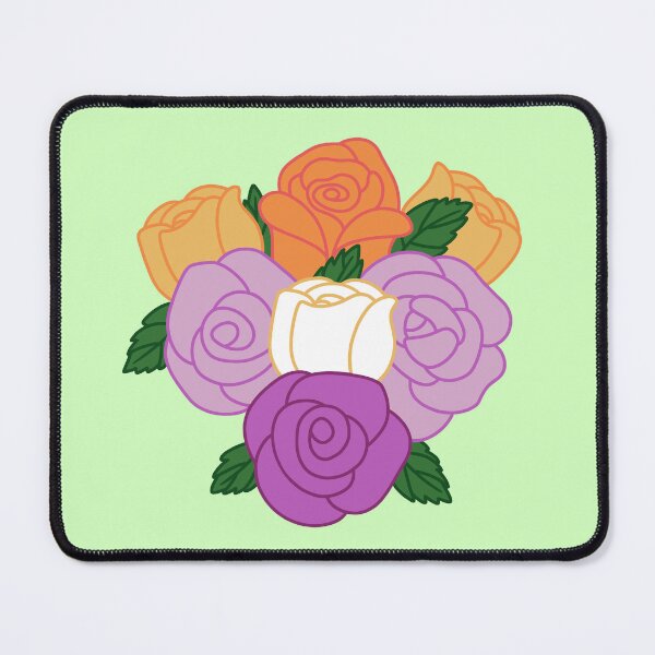 Item preview, Subtle Lesbian Pride Roses  designed and sold by Blatherskite Studios.