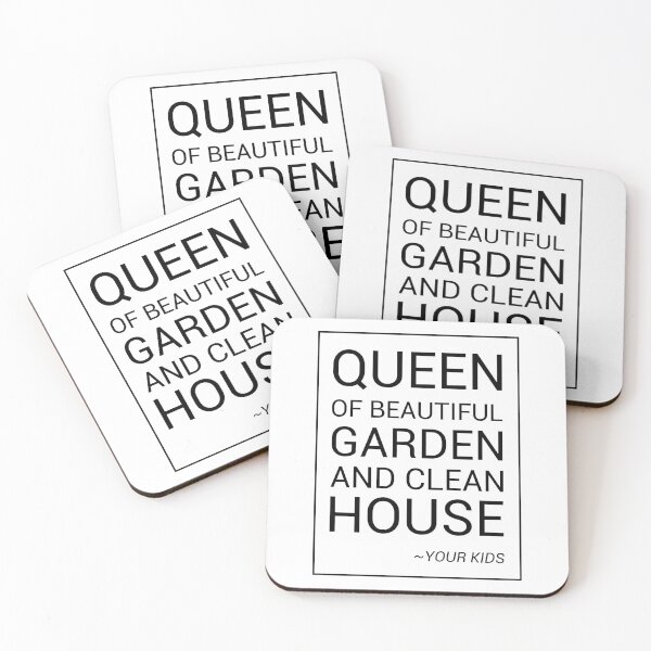 Item preview, Queen of beautiful garden and clean house - your kids designed and sold by izenArtelier.
