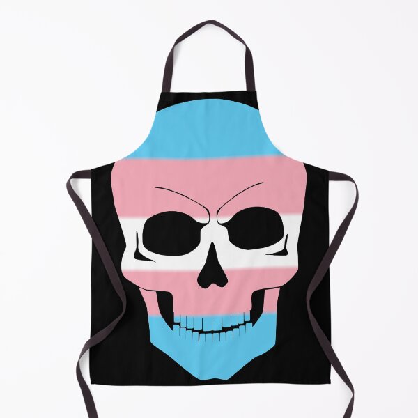 Item preview, Transgender Pride Colors Skull Gothic designed and sold by TheirChoice.