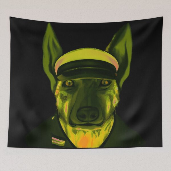 Item preview, Copy of  Police dog 4 yellow T-shirt designed and sold by jaharek.