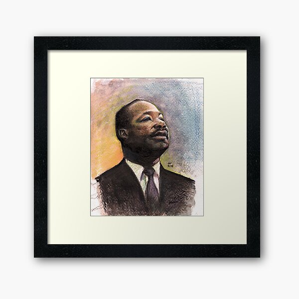 MLK Framed Art Print