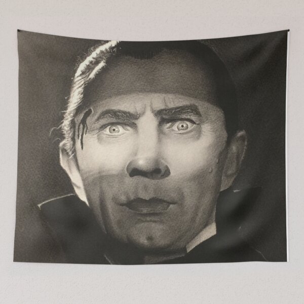 Item preview, Classic Dracula Realistic Horror Drawing designed and sold by charliesprints.