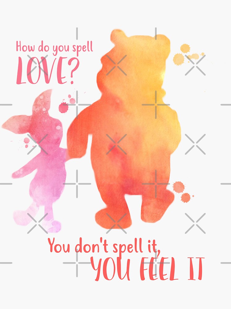"How do you spell love? " Sticker for Sale by abbyjane325 Redbubble