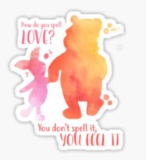 How do you spell love? Sticker