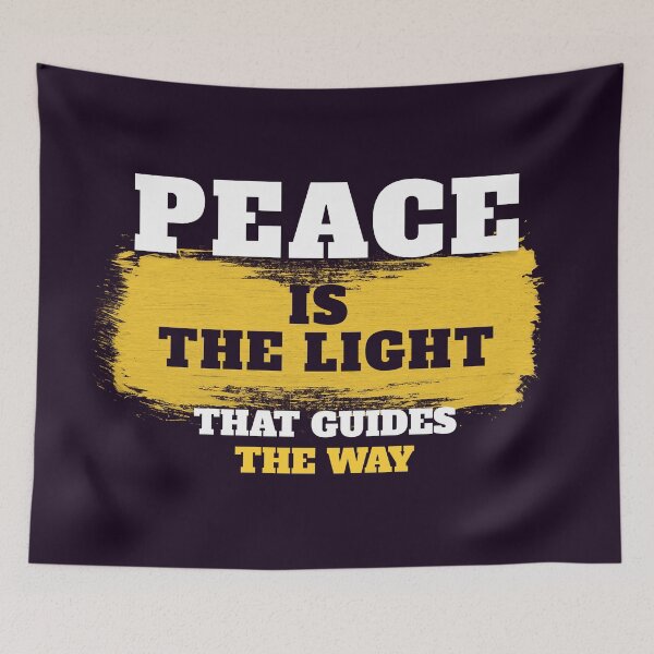 Item preview, Peace is the light that guides the way designed and sold by ZenHorn.