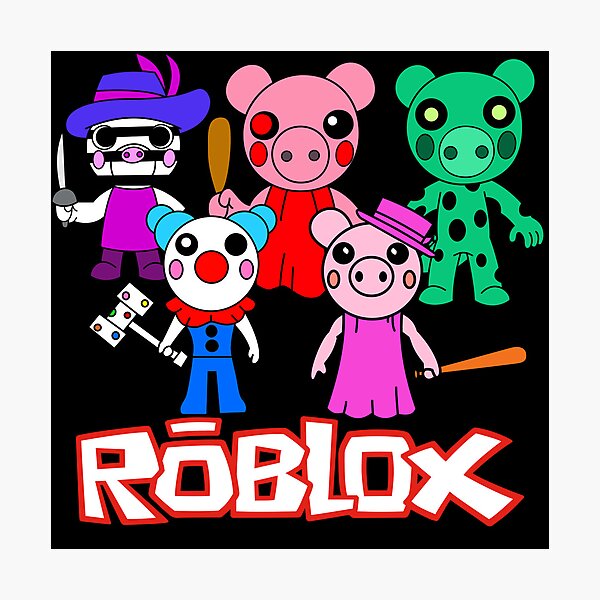 Clowny Piggy Roblox Coloring Page - Free Printable Coloring Pages