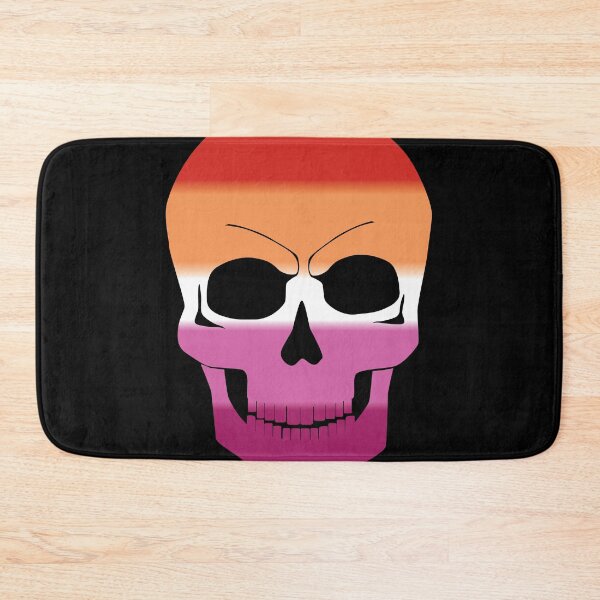 Item preview, Gothic Lesbian Pride Colors Skull designed and sold by TheirChoice.