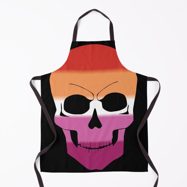 Item preview, Gothic Lesbian Pride Colors Skull designed and sold by TheirChoice.