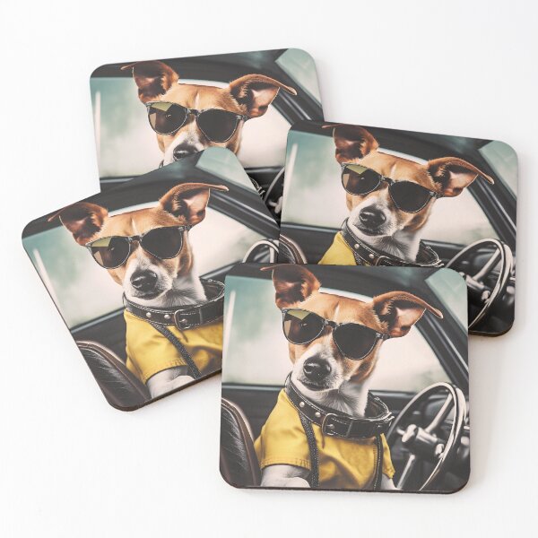 Item preview, CAR DRIVING DOG (3) designed and sold by atzek.