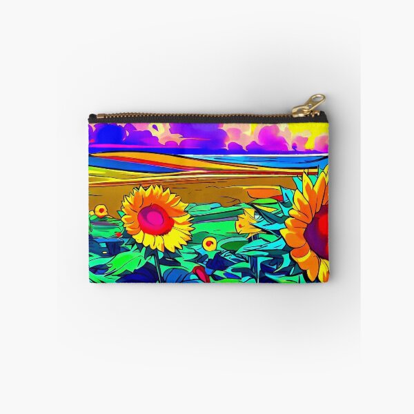 Item preview, Field of Sunflowers Pop Art Landscape designed and sold by LaRoach Digital Arts.