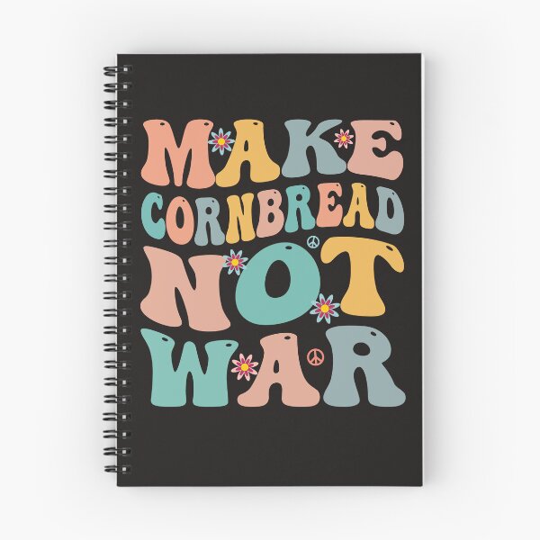 Item preview, Make Cornbread Not War Funny Vintage Groovy Retro Baking designed and sold by dbreeze10.