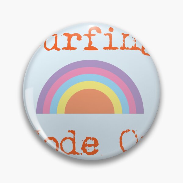 Item preview, Surfing Mode On Beach Vacation Rainbow Good Vibes designed and sold by chivedesign.