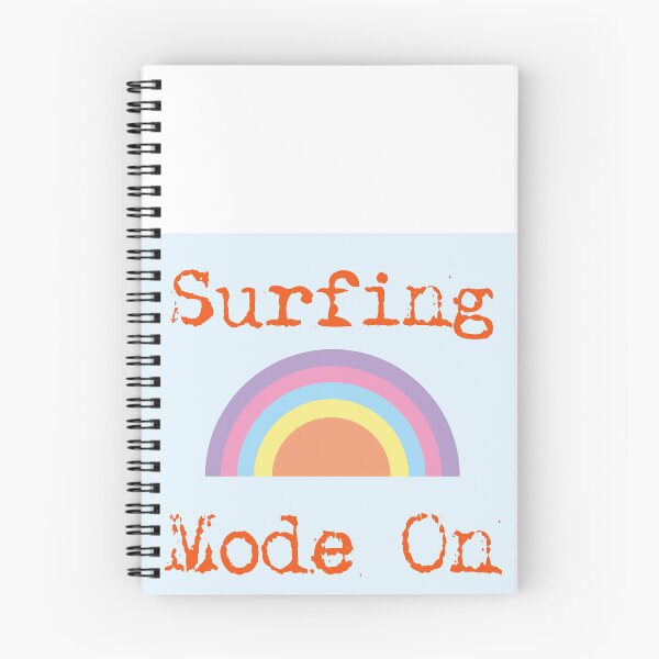 Item preview, Surfing Mode On Beach Vacation Rainbow Good Vibes designed and sold by chivedesign.