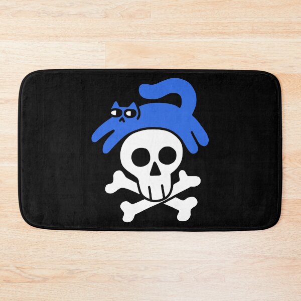 Item preview, Cat and Skull and Crossbones designed and sold by obinsun.