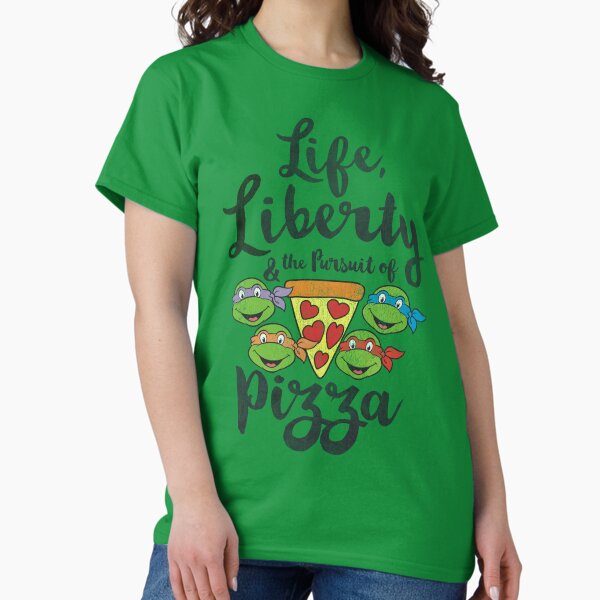 Aperçu de l'œuvre La vie des tortues ninja mutantes adolescentes, Liberty Pizza créée et vendue par FifthSun.