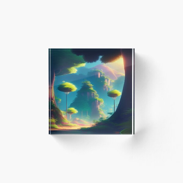 Item preview, poster for a magical forest designed and sold by CONY STORE ⭐⭐⭐⭐⭐.