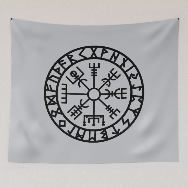 Item preview, Thark, Runes, Navigator, Vikings T-Shirt, Vegvisir, Viking Compass, Viking Compass Vegvisir designed and sold by retro-vectors.