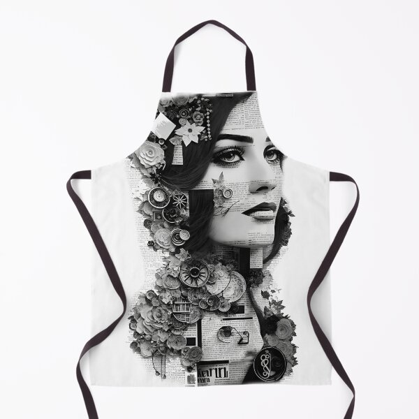 Item preview, Woman on Collage of book, magazine designed and sold by Inked-Attire.