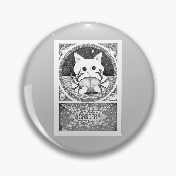 Item preview,  Zodiac sign: Cancer for cat lovers designed and sold by gatteria.