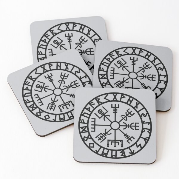 Item preview, Thark, Runes, Navigator, Vikings T-Shirt, Vegvisir, Viking Compass, Viking Compass Vegvisir designed and sold by retro-vectors.
