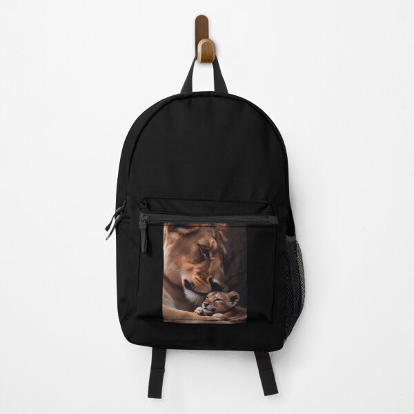 Item preview, A Mother's Love in the Wild: The Majesty of a Lioness and Her Cub designed and sold by EmeraldeaArt.