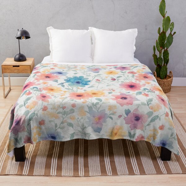 Item preview, blue peonies on a light background pattern designed and sold by jkrphoto.