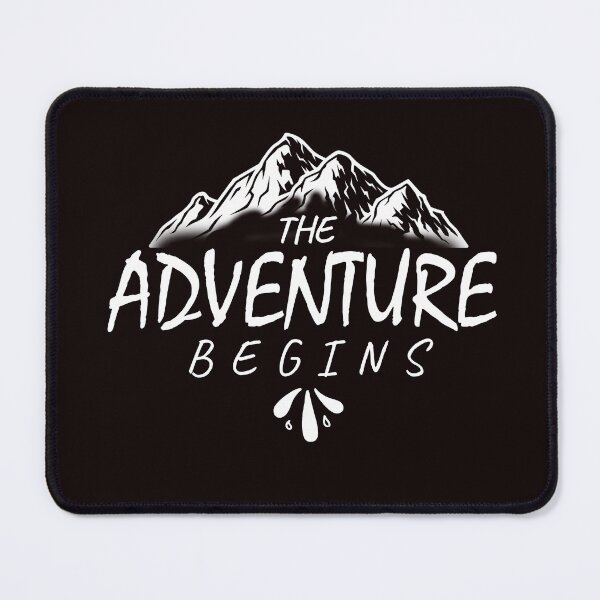 Item preview, risk hazard The Adventure begins escapade journey voyage designed and sold by CHHdesigner.