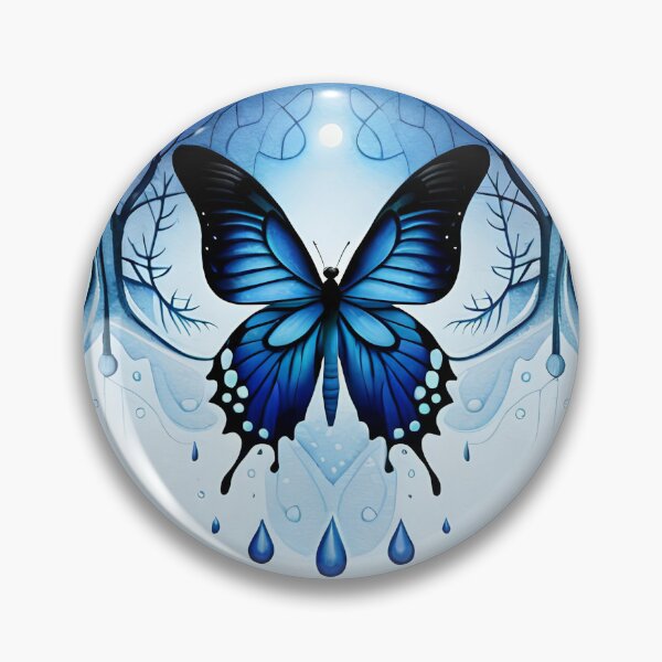 Artikelvorschau, AI generiert - Blauer Schmetterling entworfen und verkauft von Kaiko-Roku.